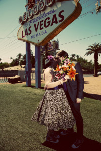 Las Vegas Wedding Kiss