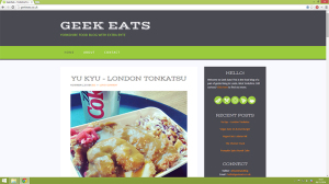 Geek Eats - Food Blog