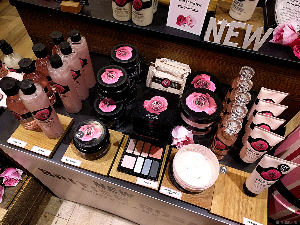 The Body Shop British Rose Range