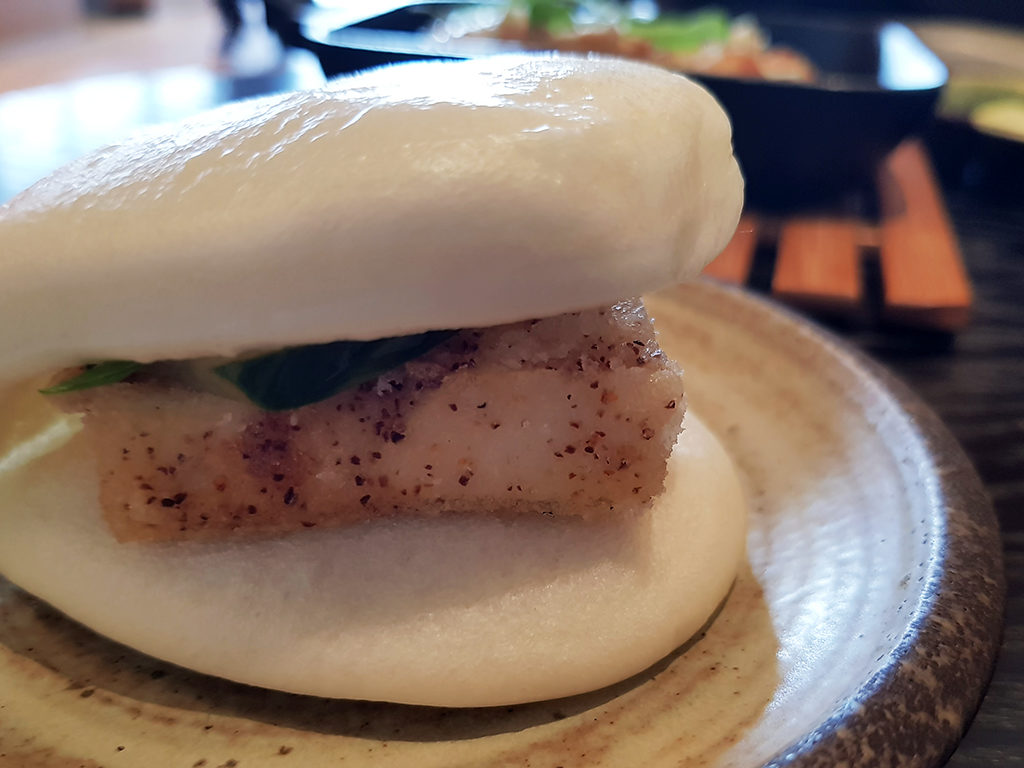 Issho Leeds - Spicy Tofu Bao